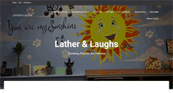 Desktop Screenshot of latherandlaughs.com